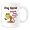 Mug Singe blanc personnalisable - miniature