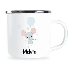 Mug Souris blanc personnalisé 300 ml