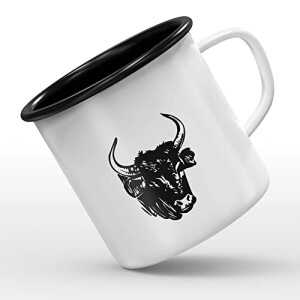 Mug Taureau blanc céramique 300 ml