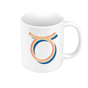 Mug Taureau blanc céramique