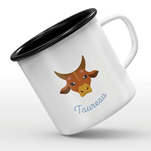 Mug Taureau blanc céramique 300 ml