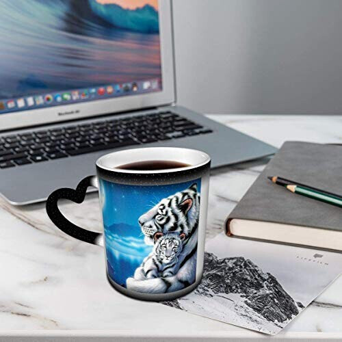 Mug Tigre blanc céramique variant 2 