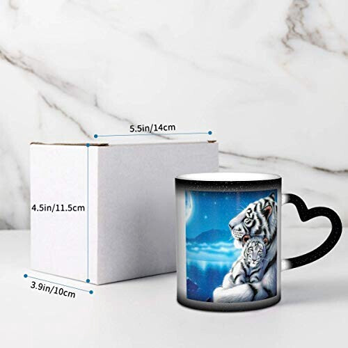 Mug Tigre blanc céramique variant 3 