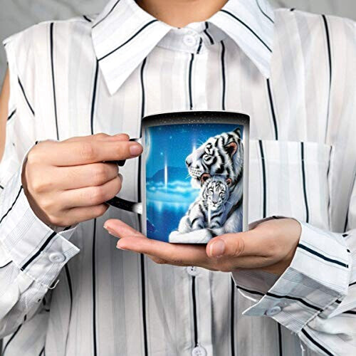 Mug Tigre blanc céramique variant 5 