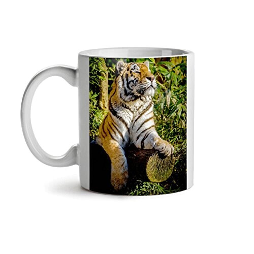 Mug Tigre blanc céramique variant 1 