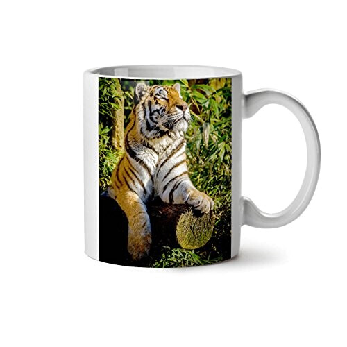 Mug Tigre blanc céramique variant 3 