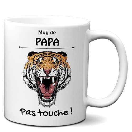 Mug Tigre céramique personnalisé 320 ml