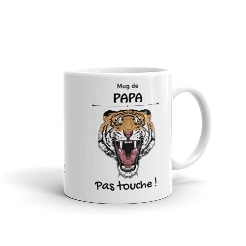 Mug Tigre céramique personnalisé 320 ml variant 2 