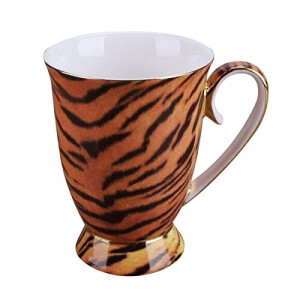 Mug Tigre doré porcelaine 300 ml