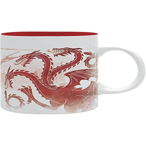 Mug Targaryen, Dragon - Game of Thrones - gris céramique logo 320 ml