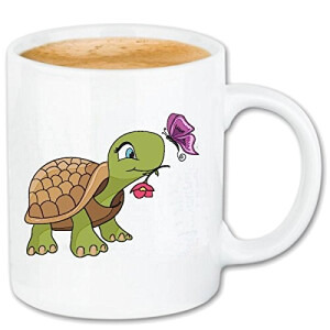 Mug Tortue blanc céramique 330 ml