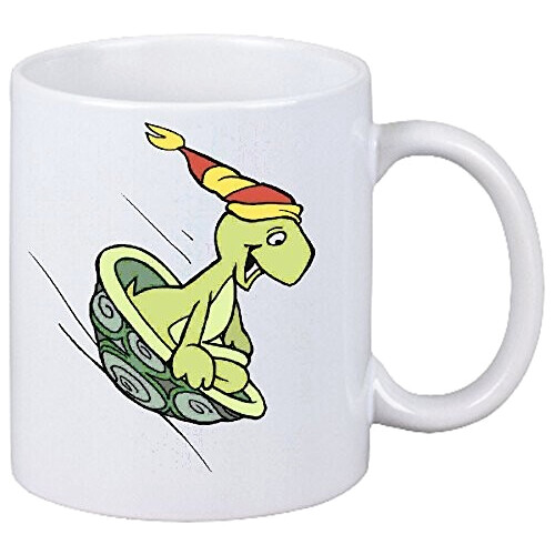 Mug Tortue blanc céramique 330 ml