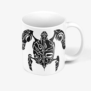 Mug Tortue blanc céramique