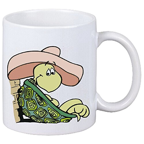 Mug Tortue blanc céramique 330 ml