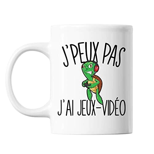 Mug Tortue blanc céramique