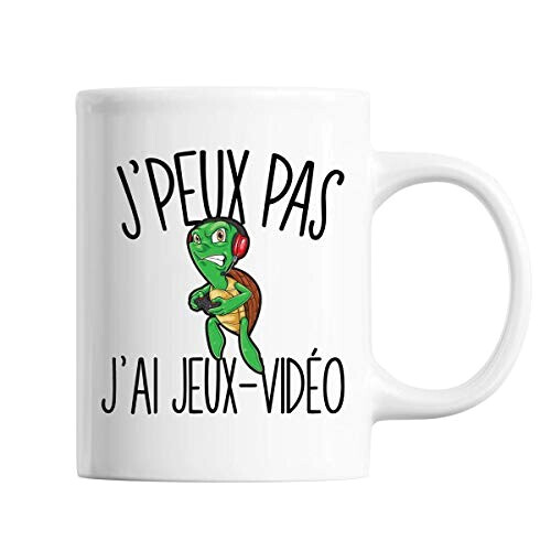 Mug Tortue blanc céramique variant 0 