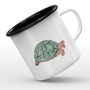 Mug Tortue blanc céramique 300 ml