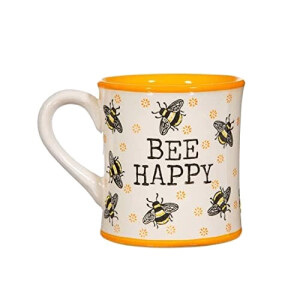 Mug Abeille jaune citation