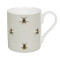 Mug Abeille gris porcelaine 425 ml - miniature