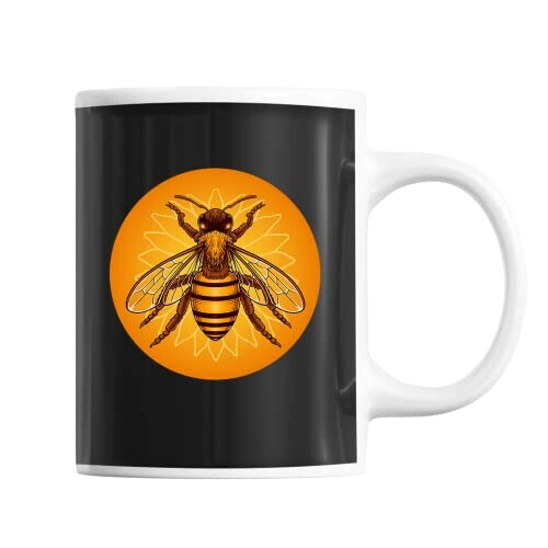 Mug Abeille noir céramique