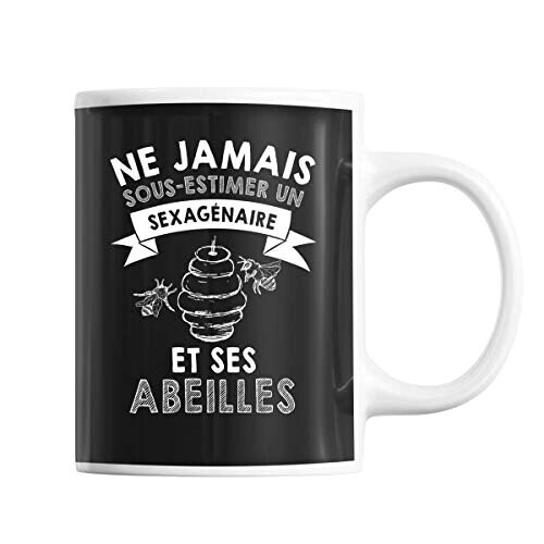 Mug Abeille noir céramique variant 0 