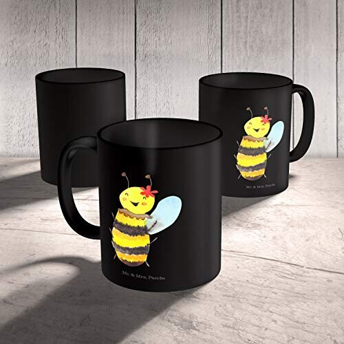 Mug Abeille noir céramique variant 2 