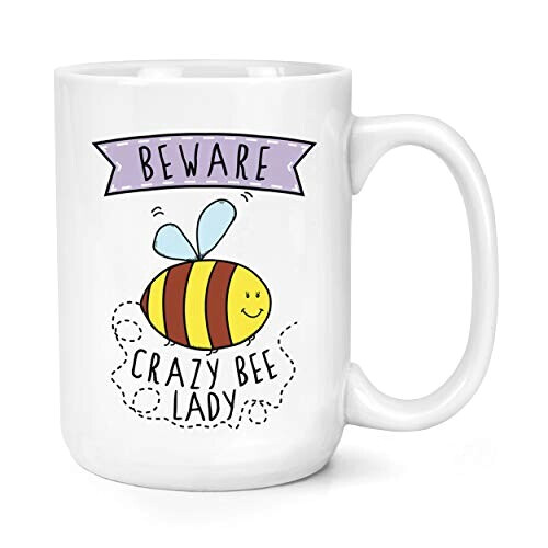 Mug Abeille blanc céramique logo