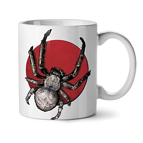 Mug Araignée blanc céramique