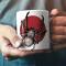 Mug Araignée blanc céramique - miniature variant 1