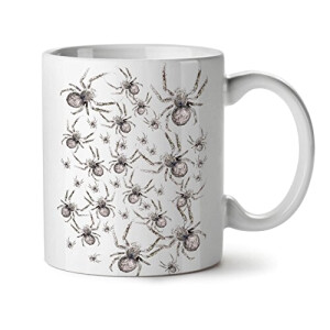 Mug Araignée blanc céramique