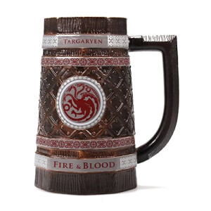Mug Targaryen, Dragon - Game of Thrones - rouge céramique
