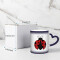 Mug Coccinelle rouge,noire,blanc céramique personnalisé - miniature variant 5