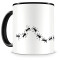 Mug Fourmi noir céramique - miniature