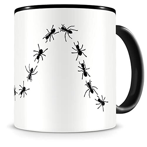 Mug Fourmi noir céramique variant 1 