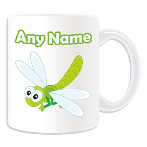 Mug Libellule blanc personnalisé