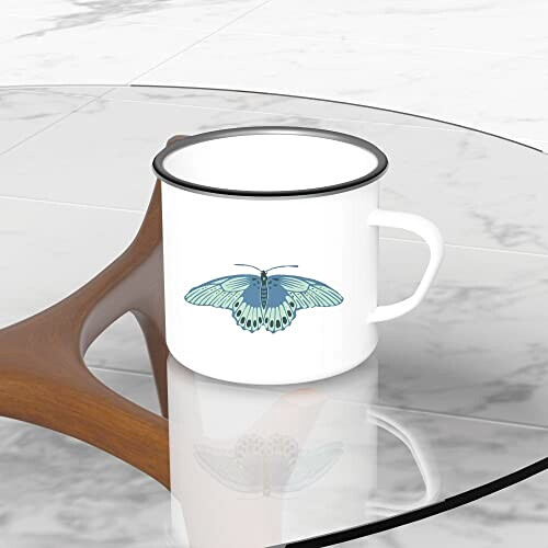 Mug Papillon blanc céramique 300 ml variant 2 