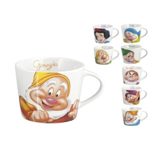 Mug 7 nains - Blanche-Neige - blanc céramique