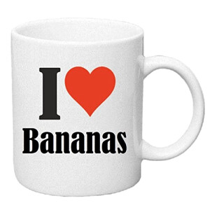 Mug Banane blanc céramique 330 ml