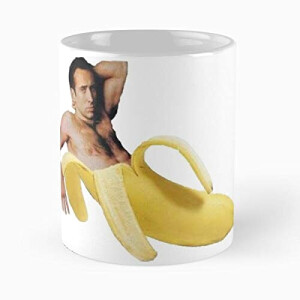 Mug Banane blanc céramique citation