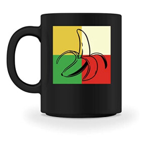Mug Banane noir céramique