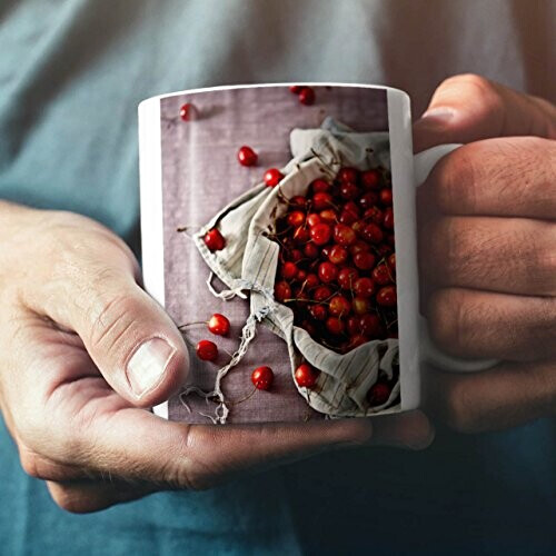 Mug Cerise blanc céramique variant 0 