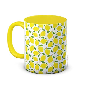 Mug Citron jaunes céramique 312 ml