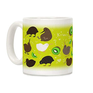 Mug Kiwi coffee  céramique porcelaine 330 ml
