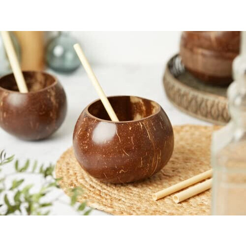Mug Noix de coco marron plastique 400 ml variant 7 