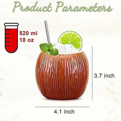 Mug Noix de coco lot de céramique 530 ml variant 0 