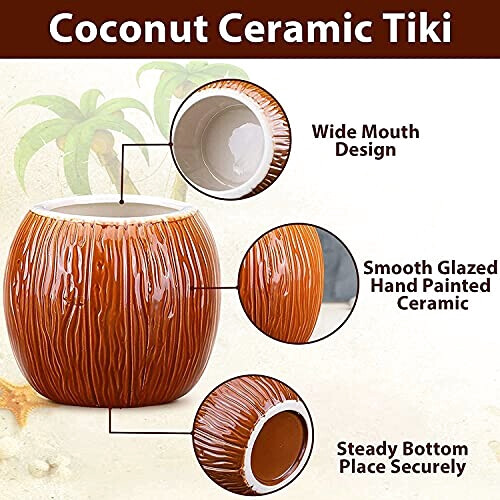 Mug Noix de coco lot de céramique 530 ml variant 1 