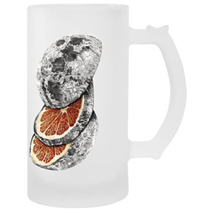 Mug Orange Fruit ,transparent 400 ml