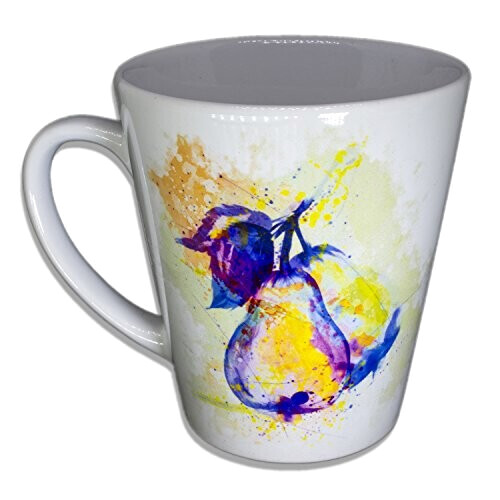 Mug Poire blanc porcelaine 330 ml