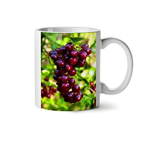 Mug Raisin blanc céramique variant 3 