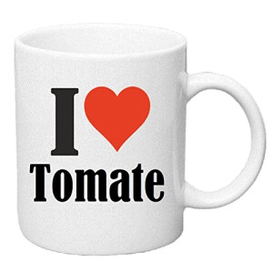 Mug Tomate blanc céramique 330 ml